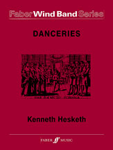 cover Danceries Concert Band sheet music cover